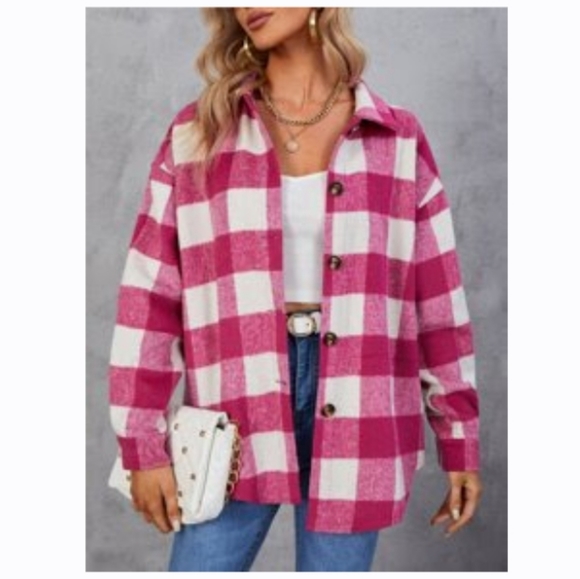 Comfy Thick Warm Plaid Jacket - Picture 1 of 4
